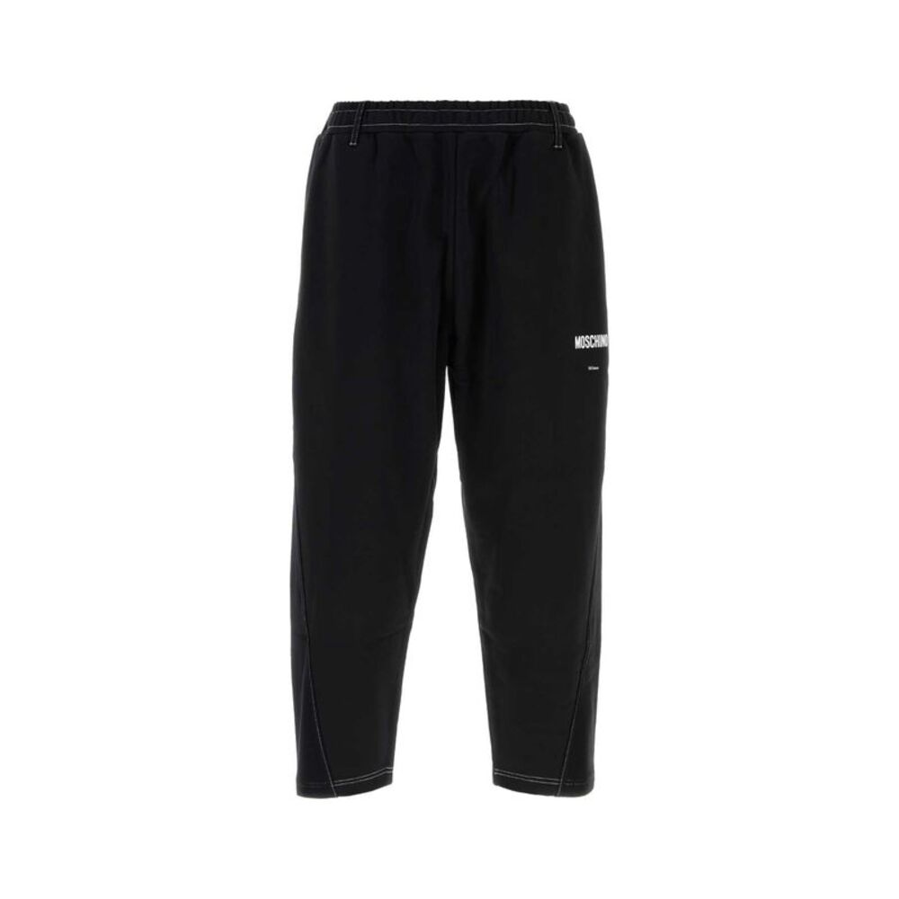 Moschino Men Black Cotton Joggers